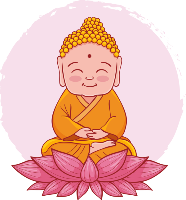 Transparent Bodhi Day Cheek Meditation for Bodhi Lotus for Bodhi Day