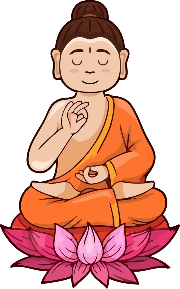 Transparent Bodhi Day Cheek Sitting Kneeling for Bodhi Lotus for Bodhi Day