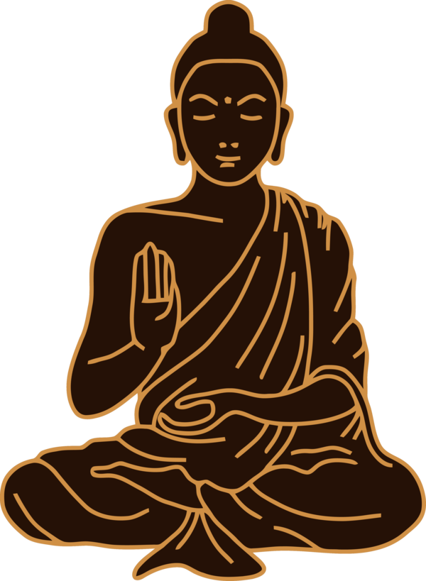 Transparent Bodhi Day Meditation Zen master Sitting for Bodhi for Bodhi Day
