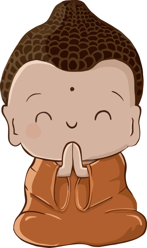 Transparent Bodhi Day Nose Cartoon Head for Bodhi for Bodhi Day