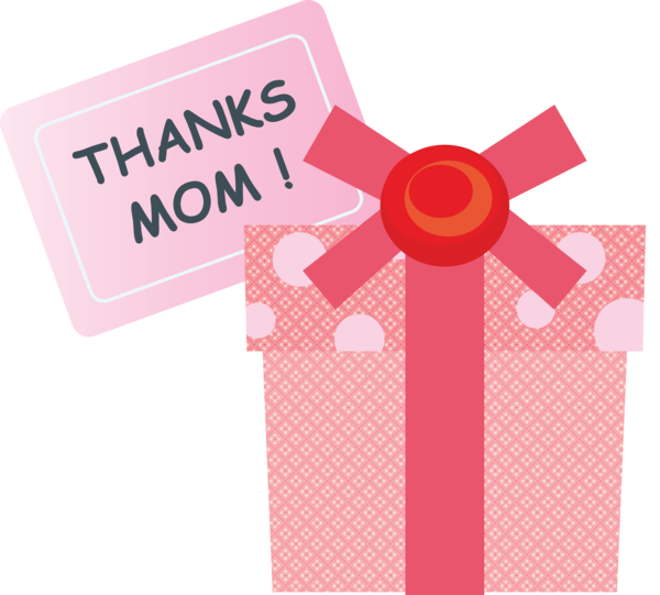 Transparent Mother's Day Pink Ribbon Material property for Happy Mother's Day for Mothers Day