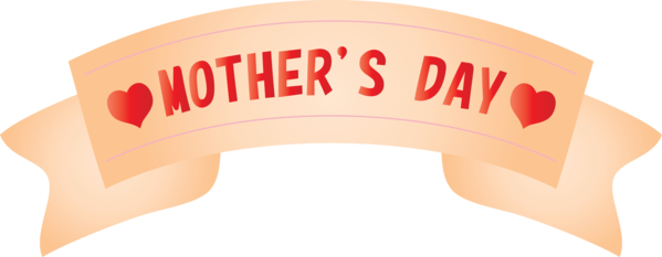 Transparent Mother's Day Material property Logo Font for Mothers Day Ribbon for Mothers Day