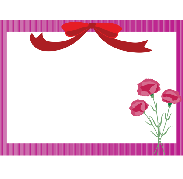 Transparent Mother's Day Pink Rectangle Magenta for Happy Mother's Day for Mothers Day
