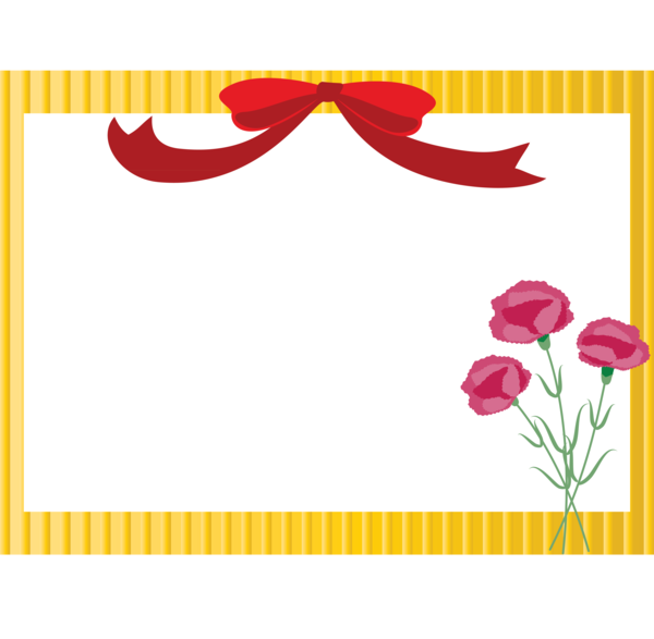 Transparent Mother's Day Yellow Rectangle Interior design for Happy Mother's Day for Mothers Day