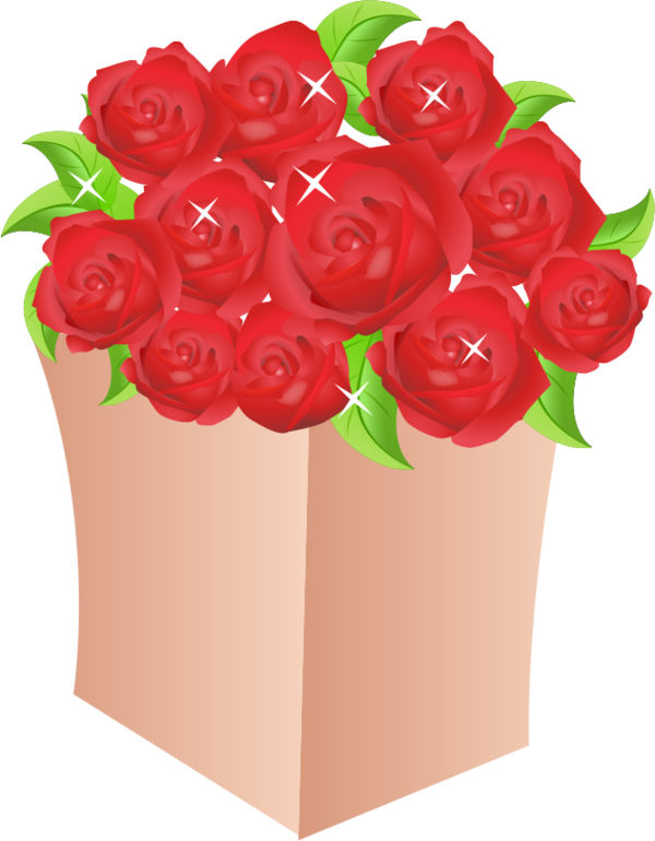 Transparent Valentine's Day Garden roses Rose Flower for Rose for Valentines Day