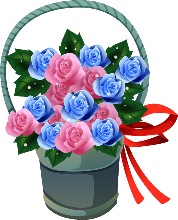 Transparent Valentine's Day Flower Rose Blue rose for Rose for Valentines Day