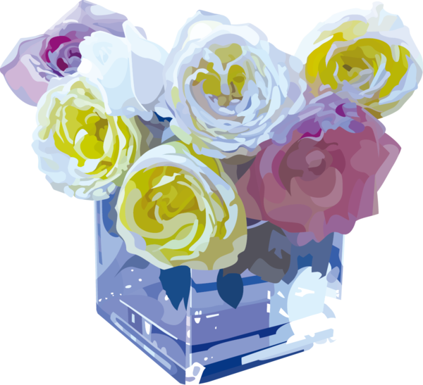 Transparent Valentine's Day Cut flowers Flower Rose for Rose for Valentines Day