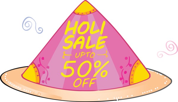 Transparent Holi Party hat Cone Party supply for Holi Sale for Holi