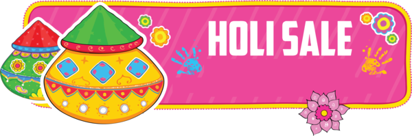 Transparent Holi Pink Rectangle for Holi Sale for Holi