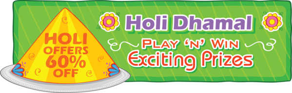 Transparent Holi Font Play for Holi Sale for Holi
