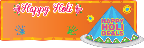 Transparent Holi Font for Holi Sale for Holi