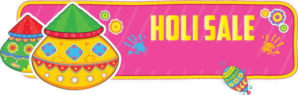 Transparent Holi Rectangle for Holi Sale for Holi