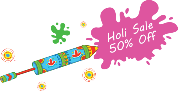 Transparent Holi Logo for Holi Sale for Holi