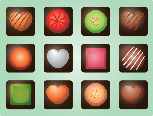 Transparent Valentine's Day Light Lighting Design for Chocolates for Valentines Day