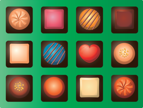 Transparent Valentine's Day Icon for Chocolates for Valentines Day