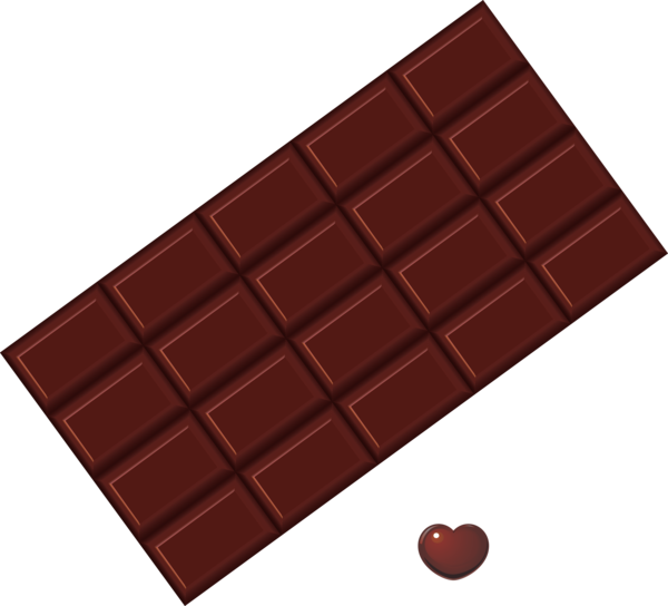 Transparent Valentine's Day Chocolate bar Chocolate Food for Chocolates for Valentines Day