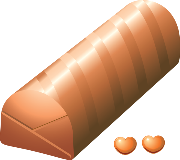 Transparent Valentine's Day Orange Cylinder for Chocolates for Valentines Day