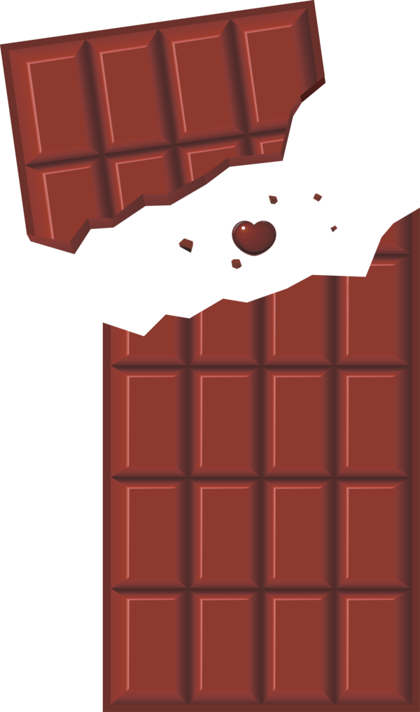 Transparent Valentine's Day Chocolate bar Red Chocolate for Chocolates for Valentines Day