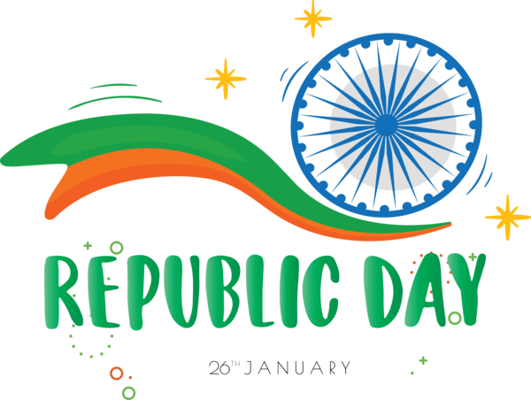 Transparent India Republic Day Logo Font for Happy India Republic Day for India Republic Day