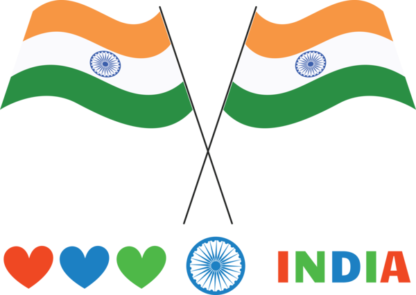 Transparent India Republic Day Line Logo Leaf for Happy India Republic Day for India Republic Day