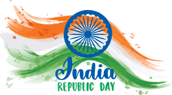Transparent India Republic Day Logo Line for Happy India Republic Day for India Republic Day