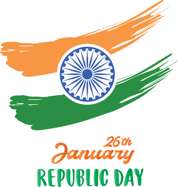 Transparent India Republic Day Logo Line Flag for Happy India Republic Day for India Republic Day