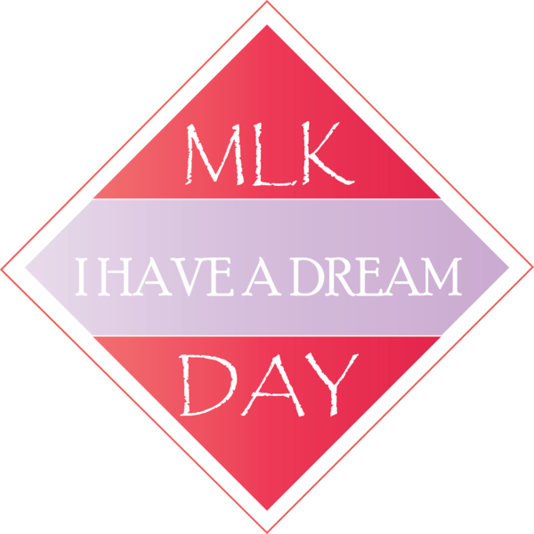 Transparent Martin Luther King Jr. Day Logo Text Font for MLK Day for Martin Luther King Jr Day