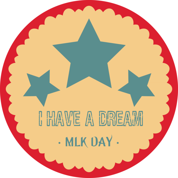 Transparent Martin Luther King Jr. Day Logo Circle for MLK Day for Martin Luther King Jr Day
