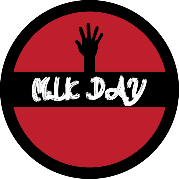 Transparent Martin Luther King Jr. Day Logo Font Gesture for MLK Day for Martin Luther King Jr Day