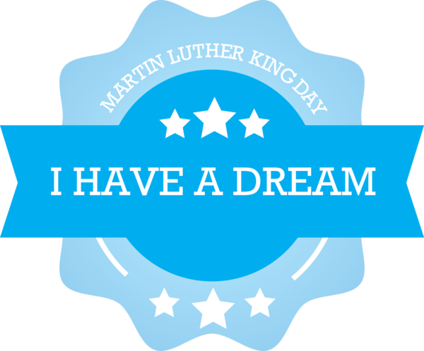 Transparent Martin Luther King Jr. Day Logo Turquoise Text for MLK Day for Martin Luther King Jr Day