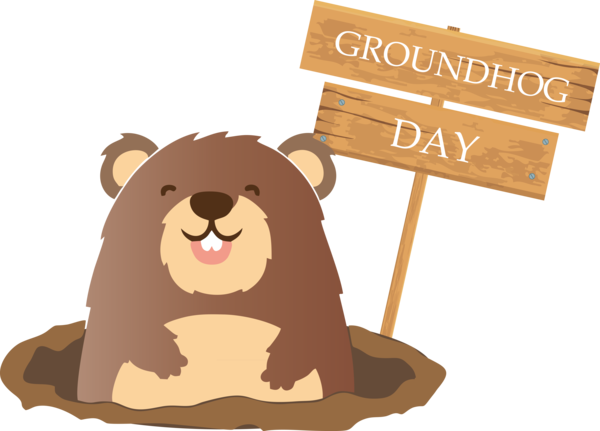 Transparent Groundhog Day Groundhog day Groundhog Cartoon for Groundhog for Groundhog Day