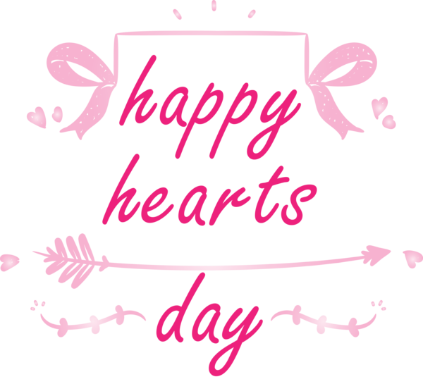 Transparent Valentine's Day Text Pink Font for Valentines for Valentines Day
