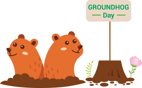 Transparent Groundhog Day Groundhog Groundhog day Cartoon for Groundhog for Groundhog Day