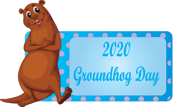 Transparent Groundhog Day Groundhog Animal figure for Groundhog for Groundhog Day