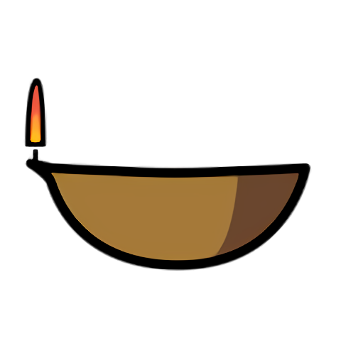 Transparent Diwali Bowl for Diya for Diwali