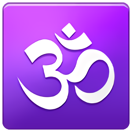 Transparent Diwali Purple Violet Symbol for Om Symbol for Diwali