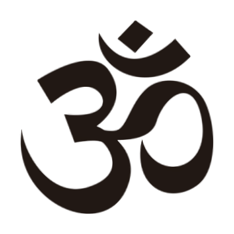 Transparent Diwali Font Text Logo for Om Symbol for Diwali
