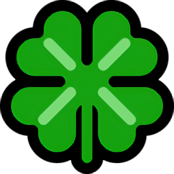 Transparent St. Patrick's Day Green Symbol Shamrock for Saint Patrick for St Patricks Day