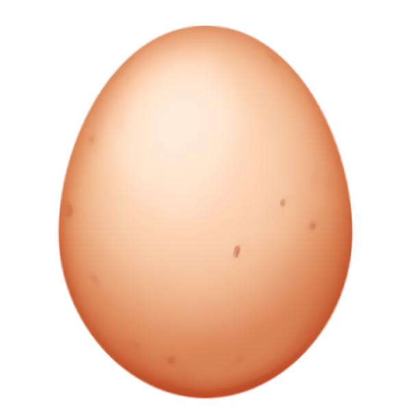 Transparent Easter Egg Egg Peach for Easter Day for Easter