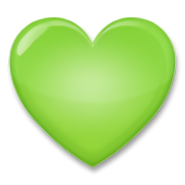Transparent St. Patrick's Day Green Heart Leaf for Saint Patrick for St Patricks Day