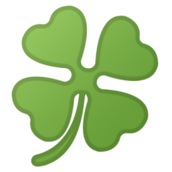 Transparent St. Patrick's Day Green Shamrock Leaf for Saint Patrick for St Patricks Day