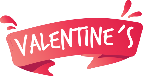 Transparent Valentine's Day Text Font Logo for Valentines for Valentines Day