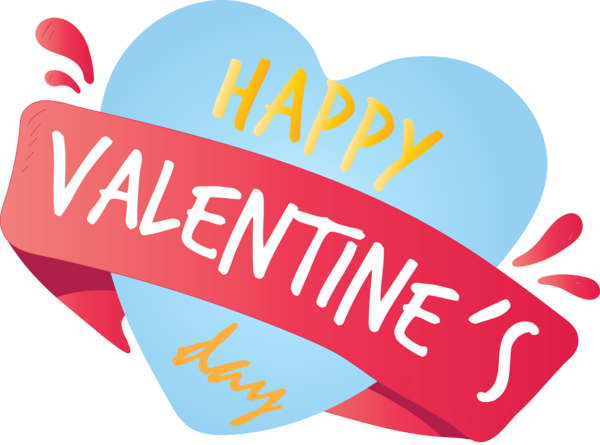 Transparent Valentine's Day Text Font Logo for Valentines for Valentines Day