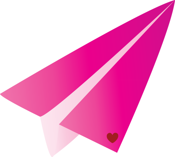 Transparent Valentine's Day Pink Line Magenta for Valentines for Valentines Day