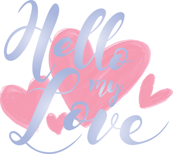 Transparent Valentine's Day Text Font Pink for Valentines for Valentines Day