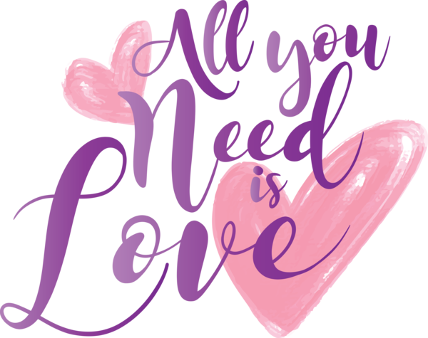 Transparent Valentine's Day Text Pink Font for Valentines for Valentines Day