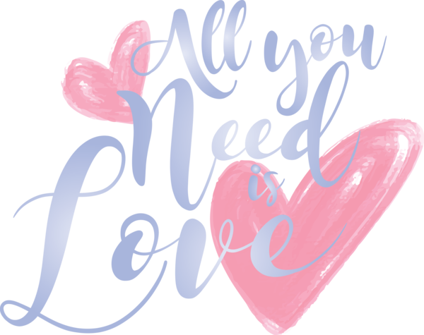 Transparent Valentine's Day Text Font Heart for Valentines for Valentines Day