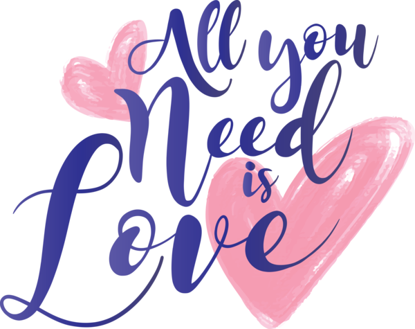 Transparent Valentine's Day Font Text Calligraphy for Valentines for Valentines Day