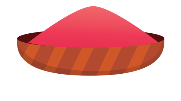Transparent Holi Orange Pink Lip for Happy Holi for Holi