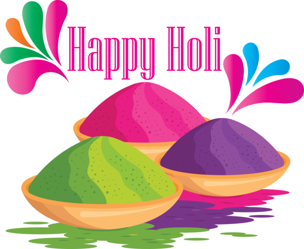 Transparent Holi Easter egg Food Plant for Happy Holi for Holi